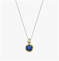 Necklace Ti Sento Milano Woman in Silver Topazio blu 6865DB